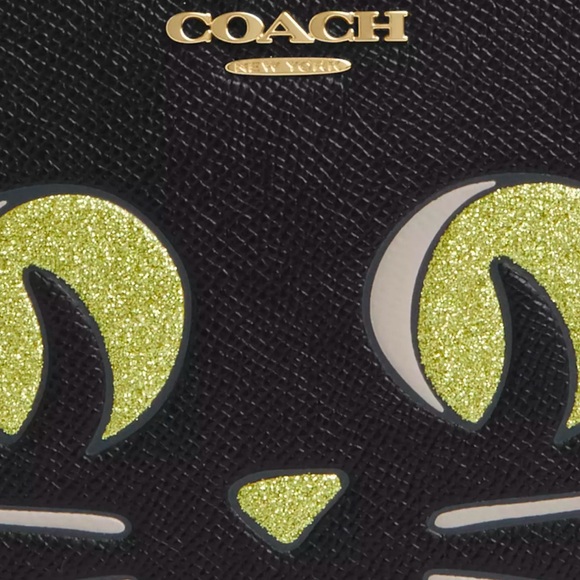 COACH NEW with tags  Canteen Crossbody Bag With Halloween Cat - Picture 6 of 9